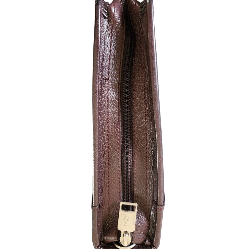 Vintage Franklin Day Timer Genuine Leather 7-Ring Classic Planner Zipper Closure - Picture 5 of 10